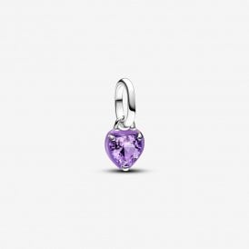 Pandora ME Purple Chakra Heart Mini Dangle Charm 793042C04