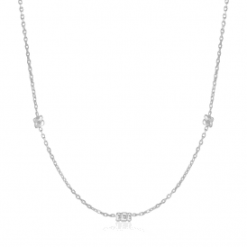 Ania Haie Silver Smooth Twist Chain Necklace N038-02H