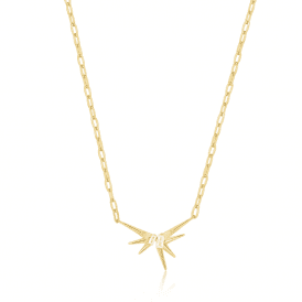 Ania Haie Gold Sparkle Spike Pendant Necklace N053-01G
