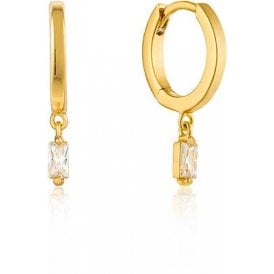 Ania Haie Gold Glow Huggie Hoops E018-09G