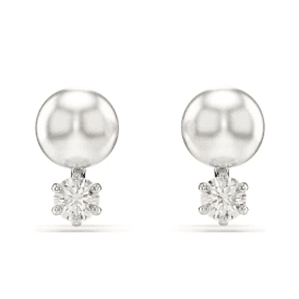 Swarovski Crystal Pearl Matrix Stud Earrings 5694225