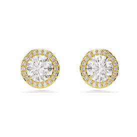 Swarovski Gold-Tone Plated Una Stud Earrings 5686637