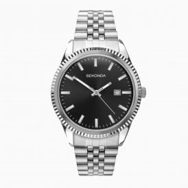 Sekonda King Black Dial Men's Watch 30156