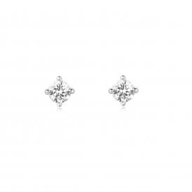 Ania Haie Silver Solitaire Studs E057-01H