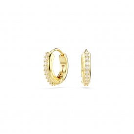 Swarovski Matrix Gold Mini Hoop Earrings 5697228