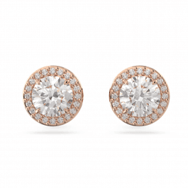 Swarovski Una Rose Gold Tone Plated Stud Earrings 5636275