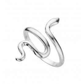 Silver Snake Ring R2982