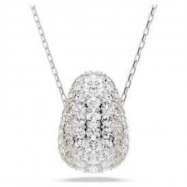 Swarovski Sublima Round Cut Rhodium Plated Pendant 5697190