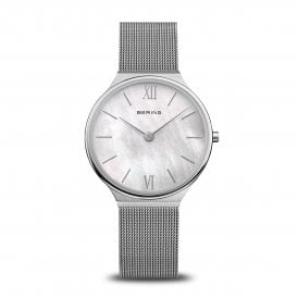Bering Ultra Slim Mother of Pearl Dial Ladies Watch 18434-000
