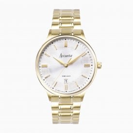 Accurist Classic Gold Stainless Steel Bracelet Watch 73008