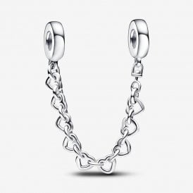 Pandora Linked Hearts Safety Chain 792274C00