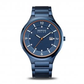 Bering Solar Brushed Blue Watch 14442-797