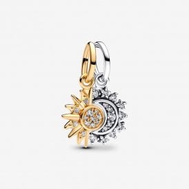 Pandora Splittable Sun & Moon Dangle Charm 763585C01