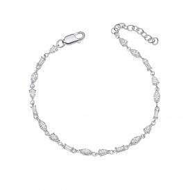 Mixed Shapes Tennis Bracelet B5535C