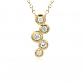 Bubble Collection Diamond Pendant