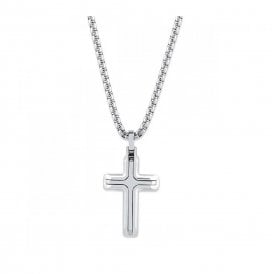 Unique & Co Stainless Steel Lined Cross Necklace AN-129