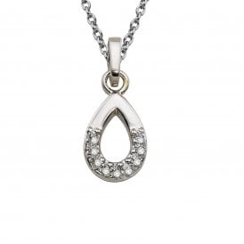 Unique & Co Open Drop Necklace MK-1005