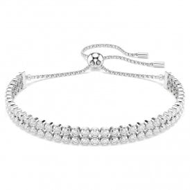 Swarovski Matrix Rhodium Plated Tennis Bracelet 5678252