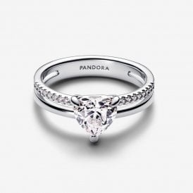 Pandora Double Band Heart Ring 193100C01-52