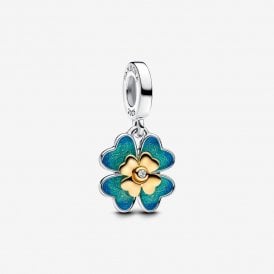 Pandora Four Leaf Clover Diamond Dangle Charm 763624C01