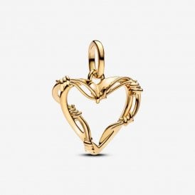 Pandora Wire Heart Dangle Charm 762526C00