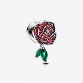 Pandora Sparkling Rose in Bloom Charm 793201C02