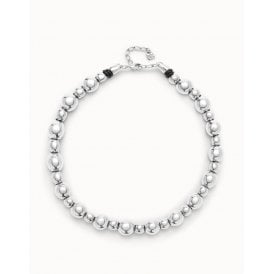 UNOde50 Sterling Silver-Plated Bead Bracelet COL1996MTL0000L