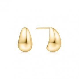 Ania Haie Gold Small Dome Hoop Earrings E062-05G
