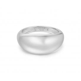 Ania Haie Silver Bold Dome Ring R062-01H