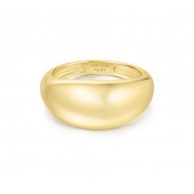 Ania Haie Gold Bold Dome Ring R062-01G