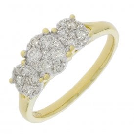 Oro Pearl & Dia Ring 82540