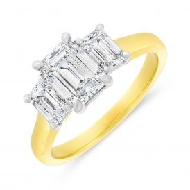 9ct Yellow & White Gold Ring 96720