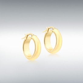 Ibb 9K Yellow Gold Round Hoop Earrings 1.52.7499