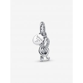 Pandora Pavé Infinity Knot Dangle Charm 793780C01