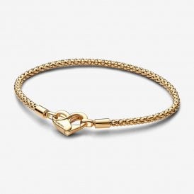 Pandora Moments Studded Chain Bracelet 562731C00-17