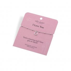Hot Diamond I Love You Bracelet