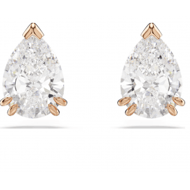 Swarovski Stilla Pear Cut Rose Plated Earrings 5734248