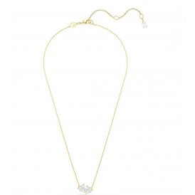 Swarovski Mesmera Gold Twin Hearts Necklace 5733475