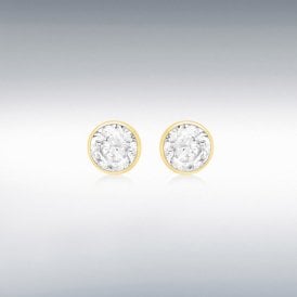 ibb 9ct Yellow Gold Round Stud Earrings 1.57.7529