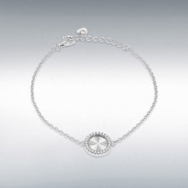 Ibb Sterling Silver Rainbow Circle Bracelet 8.29.3592