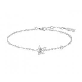 Ania Haie Silver Sparkling Star Bracelet B066-04H