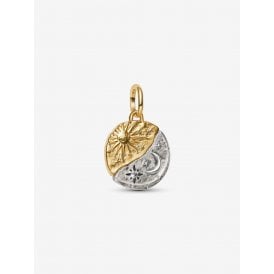 Pandora Sun and Moon Medallion Charm 763977C01
