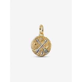 Pandora Crossing Arrows Medallion Charm 764081C01