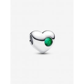 Pandora Engravable May Birthstone Heart Charm 794161C05