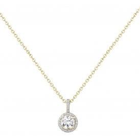 Gisser Halo Necklace N1110Y-42+5