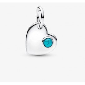 Pandora Engravable Heart December Dangle Charm 794295C12