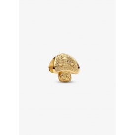 Pandora Textured Mushroom Mini Charm Gold Plated 764048C00