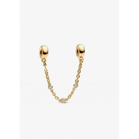 Pandora Triple Clear Stone Safety Chain 763515C01