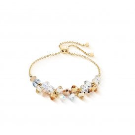 Coeur De Lion Dancing Crystals bracelet Gold-Beige 4639301016