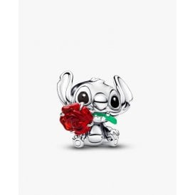Pandora Disney Stitch Rose Murano Glass Charm 794378C01